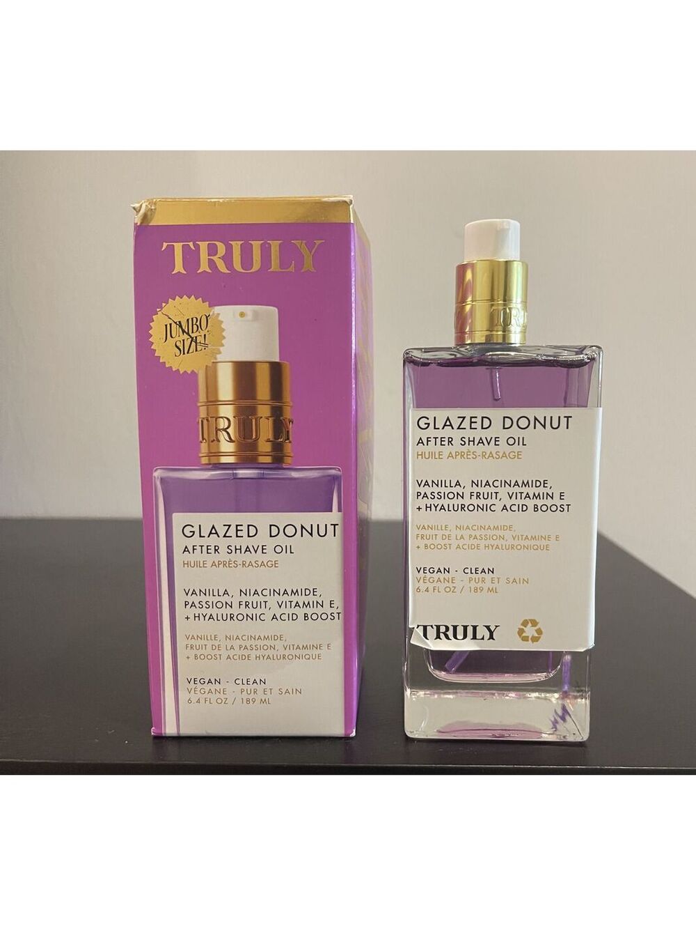 Truly Glazed Donut After Shave Oil 6.4 fl oz / 189 ml